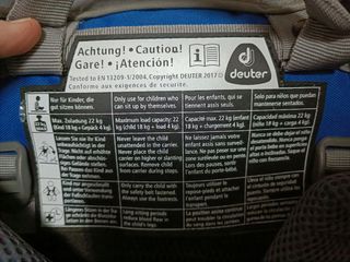 Mochila portabebes-niñ@s senderismo Deuter