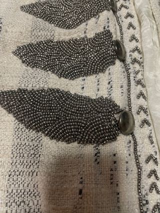 Chaleco zara abalorios