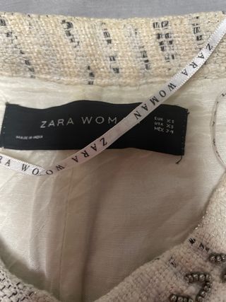 Chaleco zara abalorios
