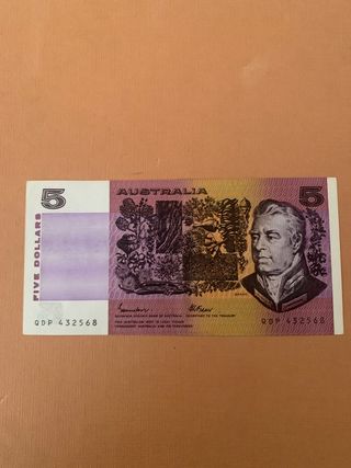 BILLETE DE 5 DOLLARS