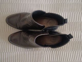 Botines granate oscuro