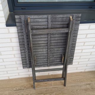 Mesa de jardín plegable
