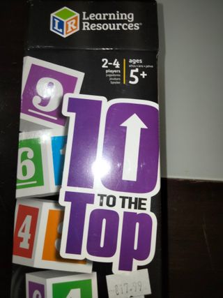 Juego de mesa para sumar 10 to the top
