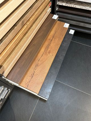 encimera de madera estratificada