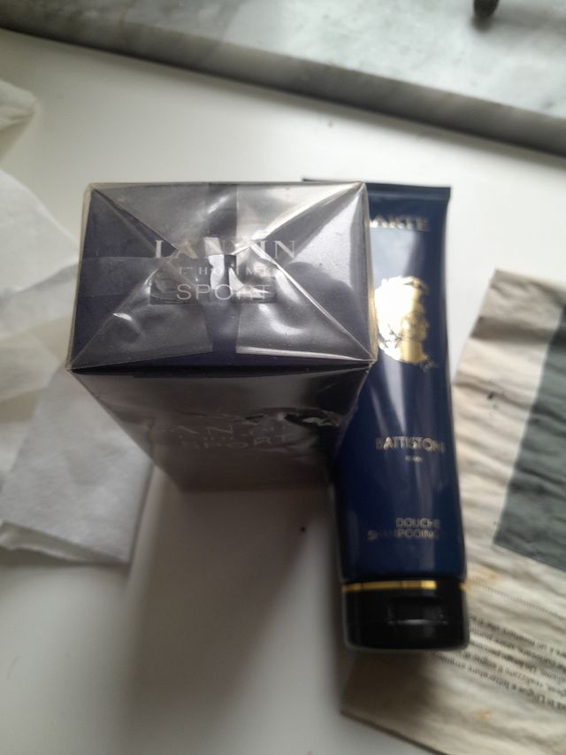 Set 2 gel douche uomo lanvin e battistoni