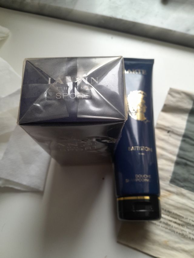 Set 2 gel douche uomo lanvin e battistoni
