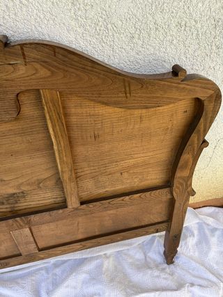 Cabecero vintage de castaño