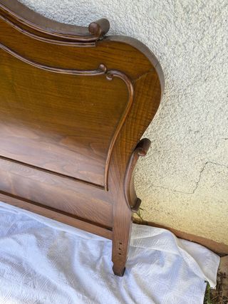 Cabecero vintage de castaño