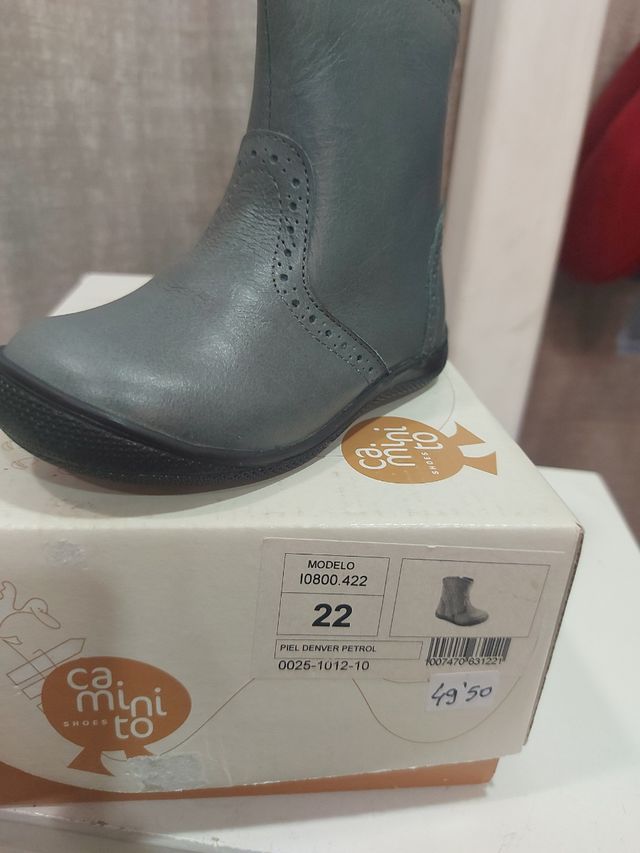 Bota Gris A estrenar. N 22