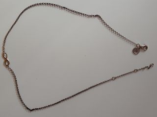 Colgante plata. símbolo infinito