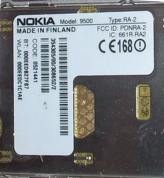 movil NOKIA MODELO 9500  type  RA-2
