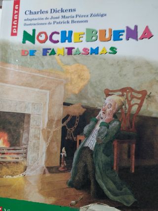 libro lazarillo de Tormes y Nochebuena de fantasma