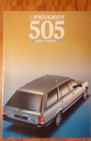 Peugeot 505 Ranchera Catalog.Se TE ENVIA a tu casa