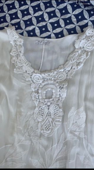 Vestido midi. Tipo ibicenco. Muy original.