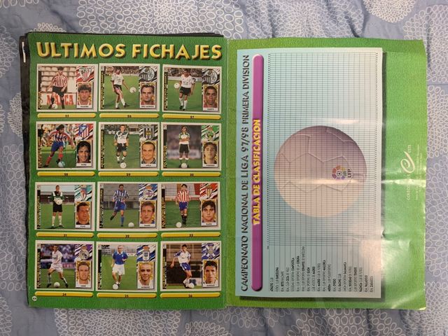 Álbum cromos Liga 97/98