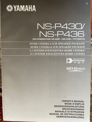 Home cinema Yamaha RX V440 RDS.