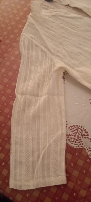 Blusa blanca algodón