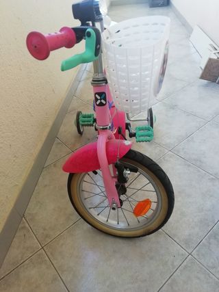 Bicicleta niña rosa 4 años