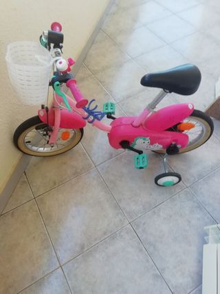 Bicicleta niña rosa 4 años