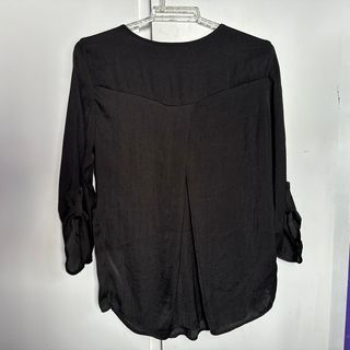 Blusa Stradivarius Negra Talla M.