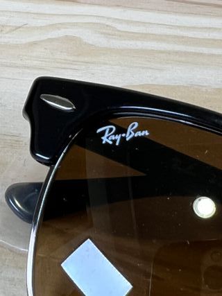 Ray-Ban Clubmaster Black Frame Brown Lens