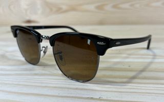Ray-Ban Clubmaster Black Frame Brown Lens