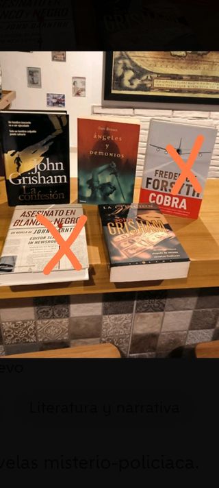 Pack novela místerio-policiaca.
