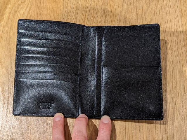 Cartera Meisterstück 7CC cuero negro (mod. 14094)