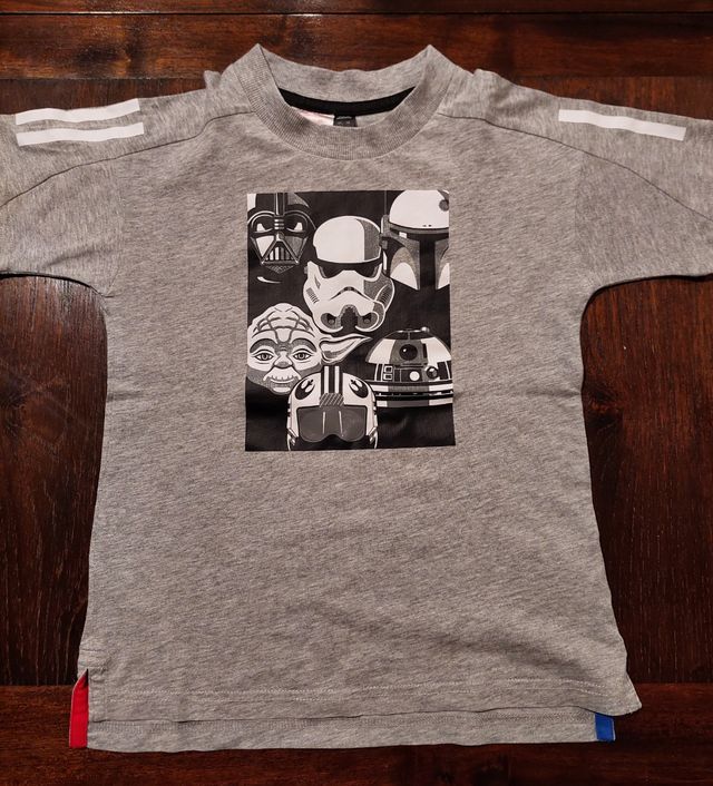 4 camisetas manga corta 6-7 años