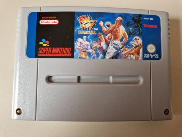 Fatal Fury Special Super Nintendo ¡¡Muy cuidado!!