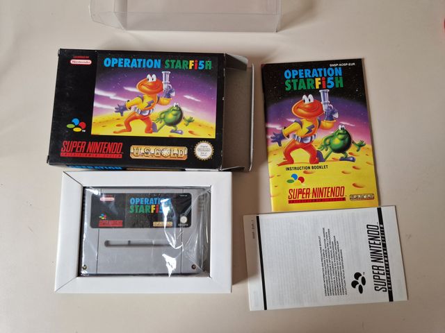 Operation Starfi5h Super Nintendo ¡¡Como nuevo!!