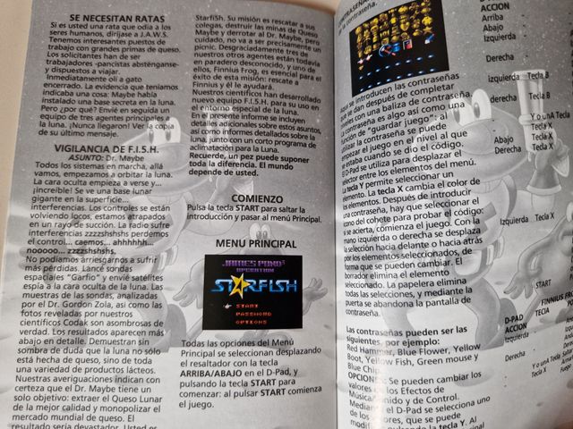 Operation Starfi5h Super Nintendo ¡¡Como nuevo!!