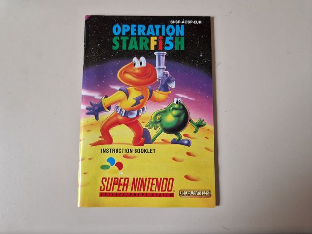 Operation Starfi5h Super Nintendo ¡¡Como nuevo!!
