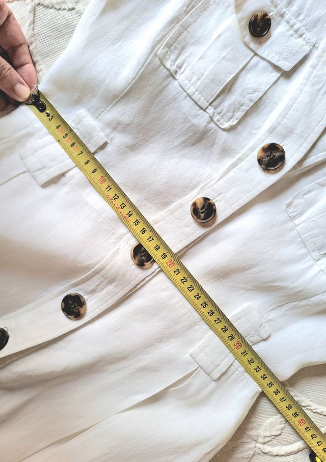 Vestido lino abotonado ideal