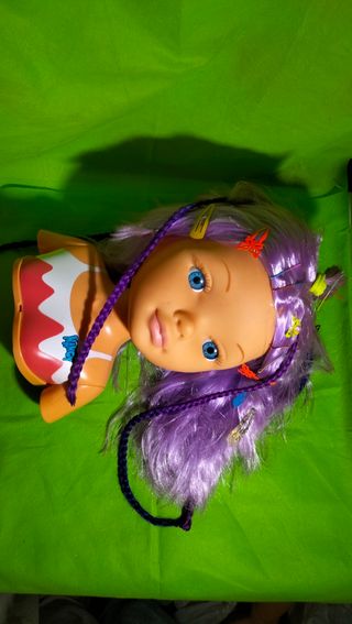 cabeza muñeca Nancy peinados