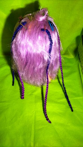 cabeza muñeca Nancy peinados