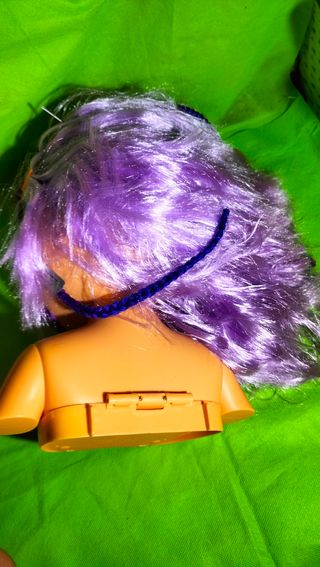 cabeza muñeca Nancy peinados