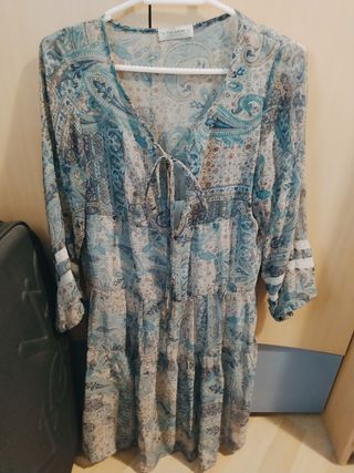 Vestido boho primaveral Pull & Bear
