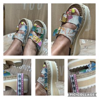 SANDALIAS PLATAFORMA PIMIENTOS TALLA 38