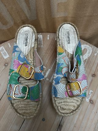 SANDALIAS PLATAFORMA PIMIENTOS TALLA 38