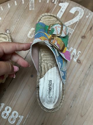 SANDALIAS PLATAFORMA PIMIENTOS TALLA 38