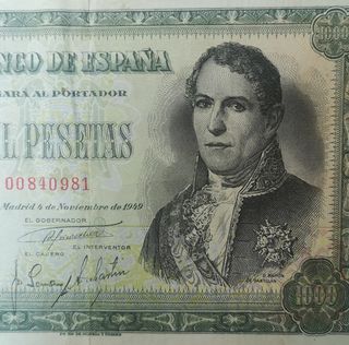 Billete de 1000 Pesetas