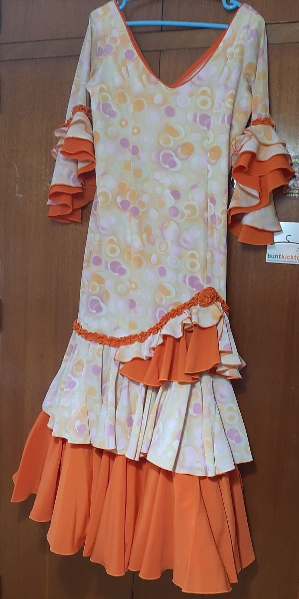 vestido Flamenca T.42-44.
