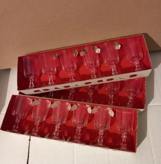 18 bicchieri Cristall D'Arques