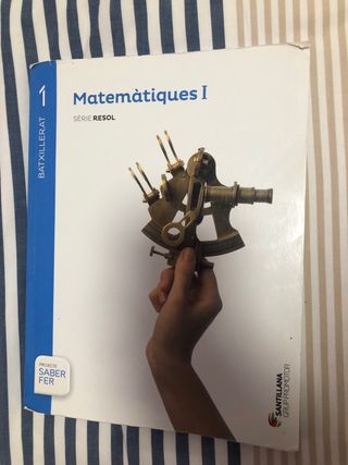 Libro "matemáticas I" de primero de bachi