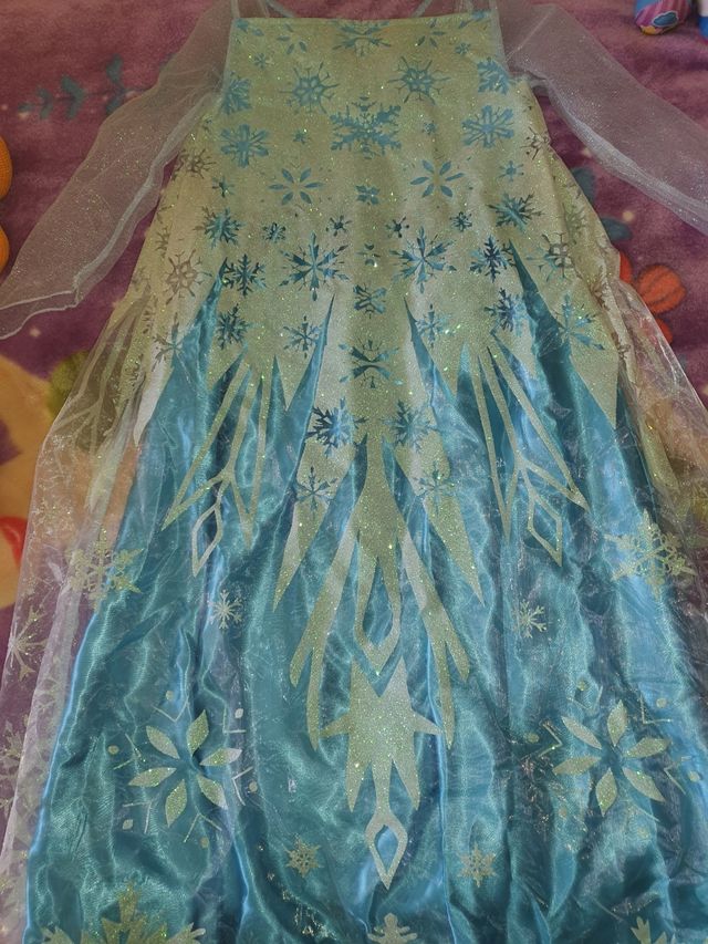 Disfraz Elsa de Frozen talla 7-8 años