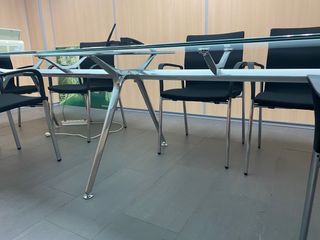 Mesa ARTITEK Cristal traslúcido