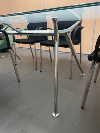 Mesa ARTITEK Cristal traslúcido