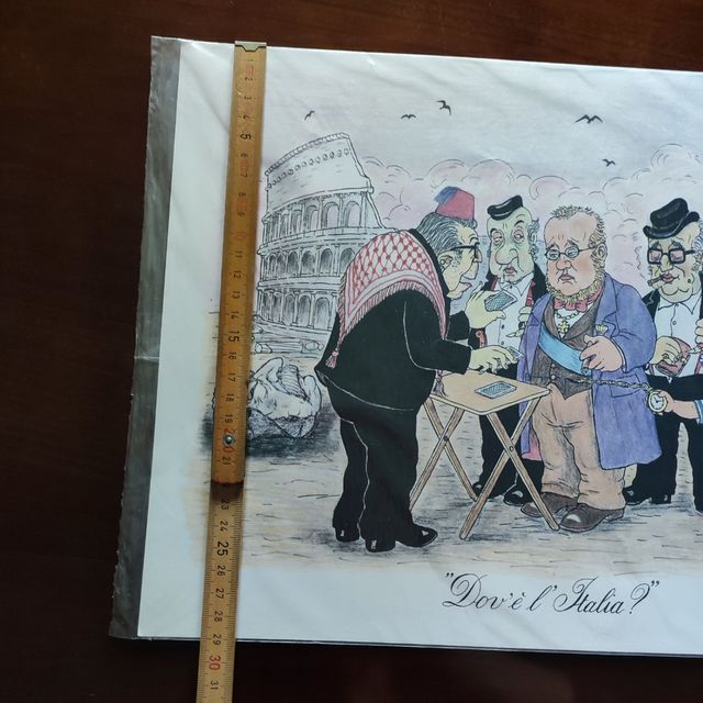 Stampa di Giorgio Forattini 1991