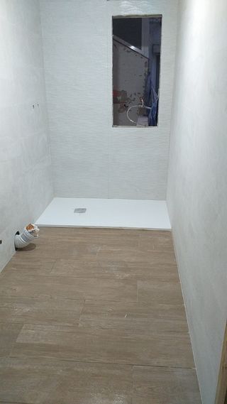 trabajo de paleta..pintor Alisado de pared..